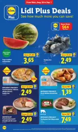 Lidl weekly ad week 35 Page 2: Butcher's specialty fresh boneless/skinless chicken breast €2,49