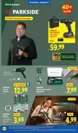 Lidl weekly ad week 35 Page 30: Parkside silicone caulk / sealant finishing kit €7,99