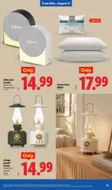 Lidl weekly ad week 35 Page 37: White noise speaker €14,99, Vintage speaker & lamp €14,99