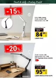 Merkury Market gazetka Strona 19: Lampa biurkowa LED Cruz €84,99, Lampa biurkowa LED Regulus na klips €95,99