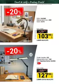 Merkury Market gazetka Strona 21: Lampa na klips mosiądz 25W GU10 €103,99, Lampa Cetus na klips LED 15W €127,99