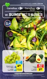 Carrefour Market gazetka tydzień 35 Strona 1: Awokado €3,99, Winogrona jasne €4,99