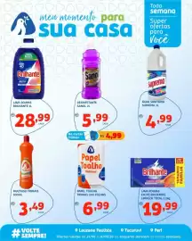 Catálogo Bergamais Supermercados Página 9: Lava roupas em pó brilhante limpeza total €19,99, Água sanitária suprema €4,99