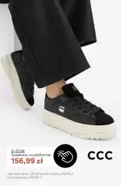 CCC gazetka Strona 3: Sneakersy na platformie G-Star €156,99