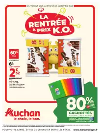 Catalogue Auchan page 1: Kinder bueno €2,49