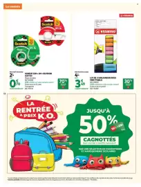 Catalogue Auchan page 14: STABILO Surligneurs Boss Mini €3,49