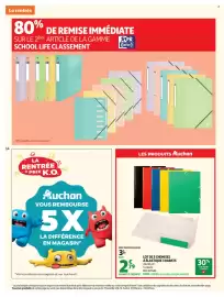 Catalogue Auchan page 16: LOT DE 5 CHEMISES À ÉLASTIQUE 3 RABATS €2,79