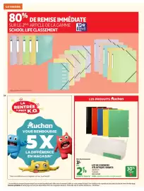 Catalogue Auchan page 16: LOT DE 5 CHEMISES À ÉLASTIQUE 3 RABATS €2,79
