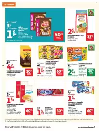 Catalogue Auchan page 20: Brossard Savane Pocket Max €1,80, St Michel DOOMINO CHOCOLAT €2,44