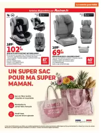 Catalogue Auchan page 31: Bebelissimo Réhausseur ISOFIX i-Giro €69,99, Bebelissimo SIÈGE AUTO ISOFIX PIVOTANT 360° €102,99