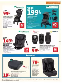 Catalogue Auchan page 33: Bebeconfort POUSSSETTE TRIO BRUME €199,99, Safety 1st SIÈGE AUTO ALENA I-SAFE €99,99