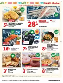 Catalogue Auchan page 35: Mr. Goodfish Moules de Bouchot AOP €7,69, MON JOUR W! ASSORTIMENT DE DONUT'S €3,00