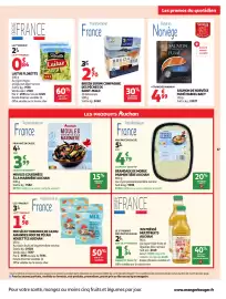 Catalogue Auchan page 41: Auchan Moules cuisinées à la marinière €3,99, Auchan Brandade de morue parmentière €4,79