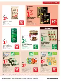 Catalogue Auchan page 47: KORO Fraises lyophilisées €2,09, NOCCO BCAA+ €1,57