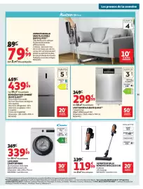 Catalogue Auchan page 57: QILIVE RÉFRIGÉRATEUR COMBINÉ €439,99, QILIVE LAVE VAISSELLE Q.6343 €299,99