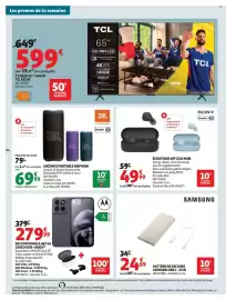 Catalogue Auchan page 60: SAMSUNG BATTERIE DE SECOURS €24,99, JBL ENCEINTE PORTABLE GRIP NOIR €69,99