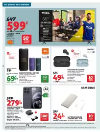 Catalogue Auchan page 60: SAMSUNG BATTERIE DE SECOURS €24,99, JBL ENCEINTE PORTABLE GRIP NOIR €69,99