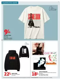 Catalogue Auchan page 64: Celine Dion Sweat Femme €22,99, Celine Dion TEE-SHIRT FEMME €9,99