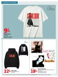Catalogue Auchan page 64: Celine Dion Sweat Femme €22,99, Celine Dion TEE-SHIRT FEMME €9,99