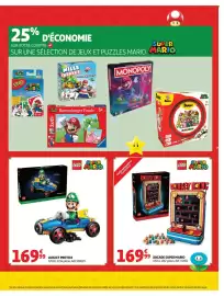 Catalogue Auchan page 7: LEGO LUIGI ET PROTO 8 €169,99, LEGO ARCADE SUPER MARIO €169,99