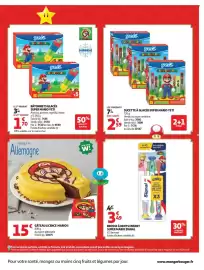 Catalogue Auchan page 9: Signal Brosse à dents enfant Super Mario €3,49, Yeti SUCETTE À GLACER SUPER MARIO €2,59