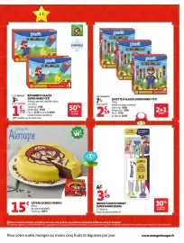Catalogue Auchan page 9: Signal Brosse à dents enfant Super Mario €3,49, Yeti SUCETTE À GLACER SUPER MARIO €2,59