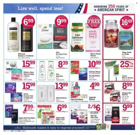 Price Chopper weekly ad week 34 Page 11: Tresemme Shampoo or Conditioner €6,99, Huggies Baby Wipes 3 Pack €6,99