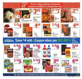 Price Chopper weekly ad week 34 Page 6: PICS Leaf Tortilla Chips €3,50, PICS Frozen Ravioli €2,00