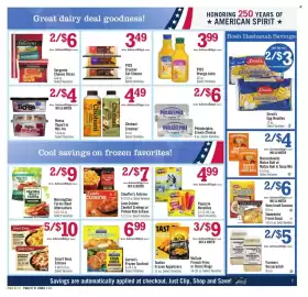 Price Chopper weekly ad week 34 Page 7: Sargento Cheese Slices €6,00, Gorton's Frozen Seafood €6,99