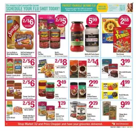 Price Chopper weekly ad week 34 Page 8: Botticelli Pasta Sauce €5,99, Ball Park Hamburger or Hot Dog Buns 8 Ct €6,00