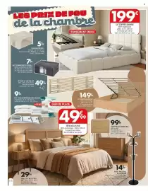 Catalogue La Foir'Fouille page 14: Porte manteau blackwood €14,99, Tête de lit eve €49,99