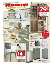Catalogue La Foir'Fouille page 18: PLASTA Chaise empilable €14,99, INAYA Plateau de présentation €14,99