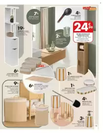 Catalogue La Foir'Fouille page 21: Étagère wc 2 portes €19,99, Porte savon strio €1,99