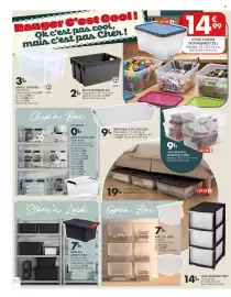 Catalogue La Foir'Fouille page 22: CLIP'N'BOX BOÎTE 2L €0,99, BAC DE RANGEMENT 20 L €2,99