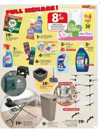 Catalogue La Foir'Fouille page 23: Le Trèfle Papier Toilette €8,49, SÉCHOIR NEO 4 NIVEAUX €19,99