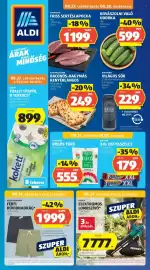 ALDI akciós újság hét 35 Oldal 1: Kokárdás rögös túró €555,00, Up2fashion men férfi rövidnadrág €1.999,00