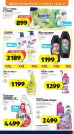 ALDI akciós újság hét 35 Oldal 15: Domestos power foam €1.299,00, Baba férfi tusfürdő €1.199,00