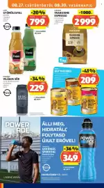 ALDI akciós újság hét 35 Oldal 18: Cappy gyümölcscital €799,00, Bergkönig világos sör €229,00