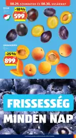 ALDI akciós újság hét 35 Oldal 21: Sárgabarack €899,00, Szilva €599,00