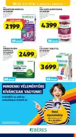 ALDI akciós újság hét 35 Oldal 33: Béres magnézium komplex €2.199,00, Béres kollagén gumivitamin €4.399,00