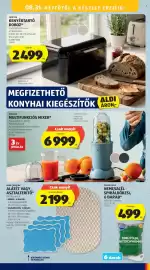 ALDI akciós újság hét 35 Oldal 45: Ambiano multifunkciós mixer €6.999,00, Crofton kenyértartó doboz €2.499,00
