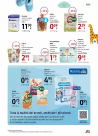 Volantino dm drogerie markt Pagina 11: Mellin purea di frutta €0,69, Pampers Baby-dry pannolini €9,49