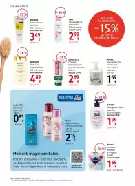 Volantino dm drogerie markt Pagina 6: Biopoint Body Care bagnoschiuma €4,89, Borotalco docciaschiuma profumo borotalco €2,69