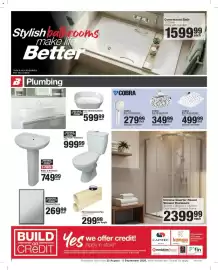 Build It catalogue Page 2: Chrome Quarter Round Shower Enclosure €2.399,99, COBRA Den Showerhead €349,99