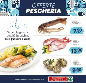 Volantino Eurospar Pagina 3: OSTRICA CONCAVA LA PERLA DEL SALENTO €9,90, TOTANO ATLANTICO DECONGELATO €7,90