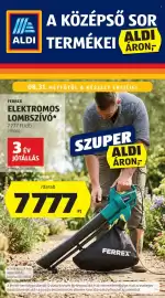 ALDI akciós újság hét 35 Oldal 1: FERREX Elektromos Lombszívó €7.777,00