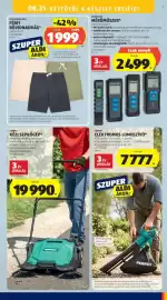 ALDI akciós újság hét 35 Oldal 7: WORKZONE MÉRŐMŰSZER €2.499,00, FERREX Elektromos Lombszívó €7.777,00