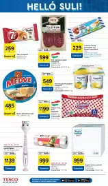 Tesco akciós újság hét 35 Oldal 12: REGINA GASTRO SZALVÉTA €999,00, Medve kördobozos sajt €485,00