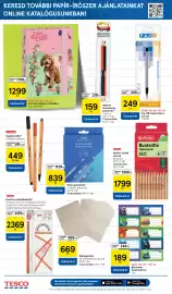 Tesco akciós újság hét 35 Oldal 14: Pax HB mechanikus ceruza €249,00, HERLITZ SZÍNES CERUZA €1.799,00