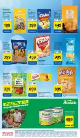 Tesco akciós újság hét 35 Oldal 22: Chio pattogtatni való kukorica €299,00, Ms Molly's háztartási keksz €899,00